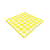 Guardanapo Xadrez Amarelo 33x33 C/20 Folha Dupla Festa Junina - Imagem 1