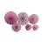 Leque De Papel Variados Pink Enfeite Decorativo 6un - Imagem 2