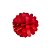 Enfeite Bola De Papel Vermelho Decorativo Pendurar Festas - Imagem 1