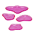 Kit 4 Bandejas Orgânicas Clean Só Boleiras Rosa - Imagem 1