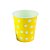 Copo De Papel 270ml Poa Amarelo 10un Descartável Enfeite Festa - Imagem 1