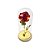 Redoma Led Com Flor Vermelha Acrílico Decorativa Festa - Imagem 4