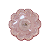 Bandeja Flor Glitter Rosa Bebê Só Boleiras - Imagem 2