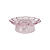 Boleira Flor com Pé Glitter Rosa Bebê Só Boleiras - Imagem 1