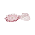 Boleira Flor com Pé Glitter Rosa Bebê Só Boleiras - Imagem 2