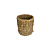 Cesto De Palha Natural Enfeite Decorativo 17CM - Imagem 3