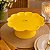 Boleira Flor Grande Com Pé Só Boleiras Amarelo Gema Festa - Imagem 1