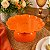 Boleira Flor Grande Com Pé Só Boleiras Laranja Festa - Imagem 1