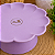 Boleira Flor Grande Com Pé Fosco Lilás Só Boleiras - Imagem 5
