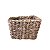 Cesto De Palha Retangular Pequno 20CM Decoração - Imagem 1