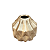 Mini Vaso Geométrico Dourado Brilhante Decorativo Flores - Imagem 2