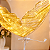 Borboleta Led Bivolt Det Dourado 100 Cm Não Movimenta Enfeite - Imagem 5