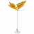 Borboleta Led Bivolt Det Dourado 80 Cm Não Movimenta Enfeite - Imagem 3