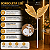 Borboleta Led Bivolt Det Dourado 80 Cm Não Movimenta Enfeite - Imagem 7
