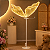 Borboleta Led Bivolt Det Dourado 80 Cm Não Movimenta Enfeite - Imagem 1
