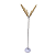 Borboleta Led Bivolt Det Dourado 60 Cm Não Movimenta Enfeite - Imagem 2
