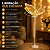 Borboleta Led Bivolt Det Dourado 60 Cm Não Movimenta Enfeite - Imagem 6