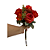 Buque De Rosas Com Complemento Laranja Decoração Flores - Imagem 1