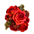 Buque De Rosas Com Complemento Laranja Decoração Flores - Imagem 2