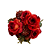 Buque De Rosas Com Complemento Laranja Decoração Flores - Imagem 3