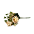 Buque De Rosas Botão Champagne Decoração Flores Artificiais - Imagem 1