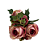 Buque De Rosas Botão Rosa Decoração Flores Artificiais - Imagem 3