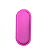 Bandeja Bahamas Oval Pink Fosco Decoração MDF - Imagem 2