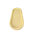 Bandeja Bahamas Oval Amarelo Candy Fosco Decoração MDF - Imagem 2