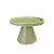 Boleira Cone Plástico 21Cm Verde Eucalipto Decoração Para Bolos - Imagem 2