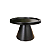 Boleira Cone Plástico 21Cm Preto Decoração Para Bolos - Imagem 2