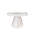 Boleira Cone Plástico 21Cm Branco Decoração Para Bolos - Imagem 1