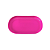Bandeja Oval Plástico 22X13 Pink Decorativa Para Mesa Festa - Imagem 2