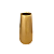Vaso Ceramica França Dourado Decoração Festas Flores - Imagem 1