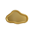 Bandeja Orgânica Dubai Plástica Decoração Dourado Mod 1 - Imagem 1