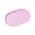 Bandeja Oval Bolinha Plástico Rosa Candy Decoração Festas - Imagem 1