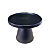 Boleira Cone Plástico 28Cm Preto Decoração Para Bolos - Imagem 1