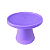 Boleira Cone Plástico 28Cm Lilás Decoração Para Bolos - Imagem 1