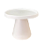 Boleira Cone Plástico 28Cm Branca Decoração Para Bolos - Imagem 2