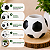 Cachepot Bola Futebol Cerâmica Decoração Festas Enfeite - Imagem 6