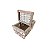 Cesta Picnic de Vime Mini Enfeite Decorativa Festas - Imagem 3