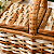 Cesta Picnic de Vime Mini Enfeite Decorativa Festas - Imagem 5