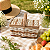 Cesta Picnic de Vime Mini Enfeite Decorativa Festas - Imagem 1