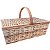 Cesta Picnic de Vime GG Enfeite Decorativa Festas - Imagem 1