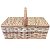 Cesta Picnic de Vime GG Enfeite Decorativa Festas - Imagem 1