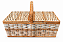 Cesta Picnic de Vime GG Enfeite Decorativa Festas - Imagem 3