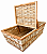 Cesta Picnic de Vime GG Enfeite Decorativa Festas - Imagem 4