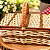 Cesta Picnic de Vime Medio Enfeite Decorativa Festas - Imagem 5