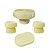 Kit Alegra Amarelo Candy Decoração Festas Boleira Bandejas - Imagem 1