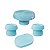 Kit Alegra Azul Candy Decoração Festas Boleira Bandejas - Imagem 1