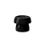 Kit Alegra Preto Decoração Festas Boleira Bandejas Plástico - Imagem 3
